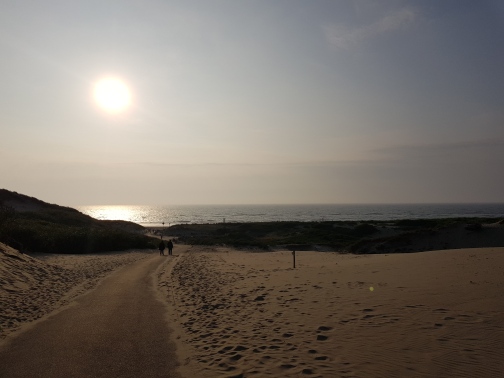 Mooie strand bij kijkduin Nederland